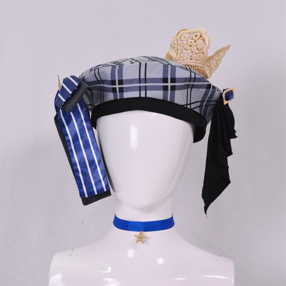 Hoshimachi Suisei Hololive VTuber Cosplay Costume Checkered Concert Dress Stage Outfit - Coscosmos