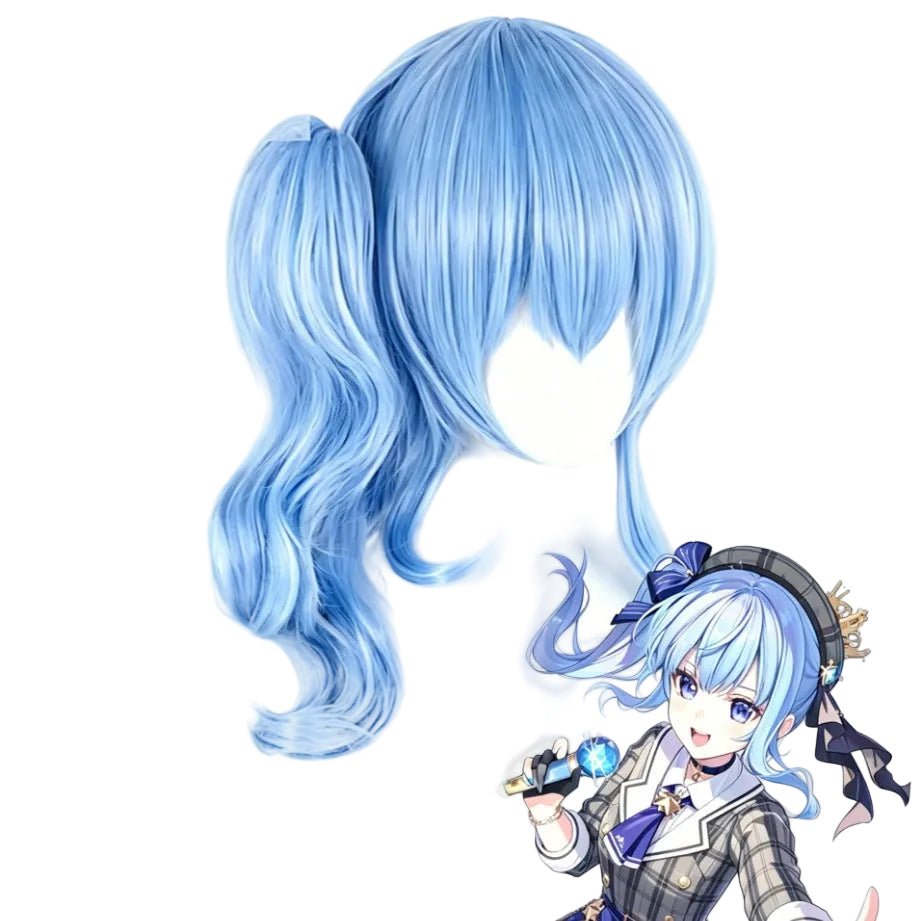 Hoshimachi Suisei Hololive VTuber Cosplay Costume With Wig - Coscosmos