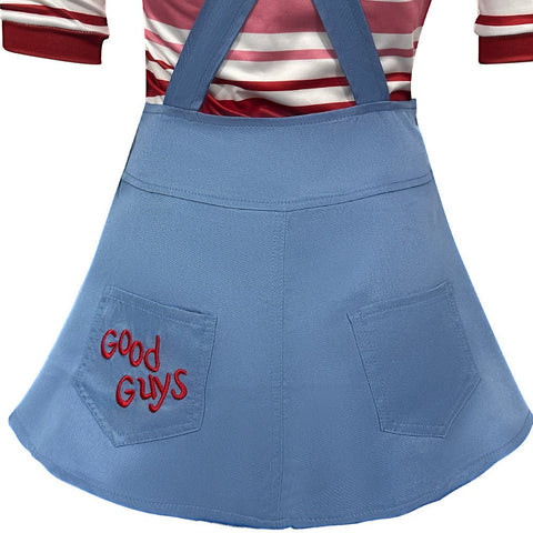 Hot Movie Child's Play Chucky Cosplay Costume for Halloween Performance - Coscosmos