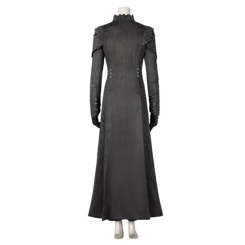 House of the Dragon Rhaenyra Black Riding Cosplay Costume Suit with Necklace - Coscosmos