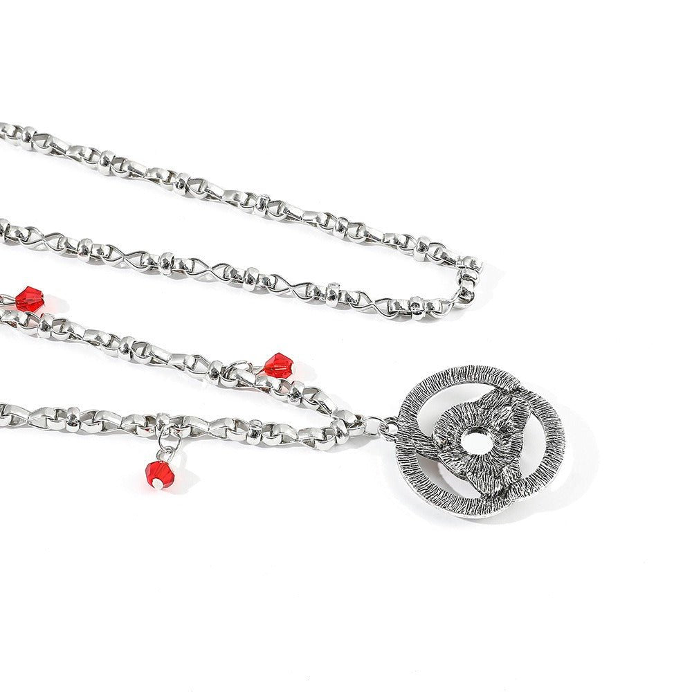 House of the Dragon Rhaenyra Black Riding Cosplay Costume Suit with Necklace - Coscosmos