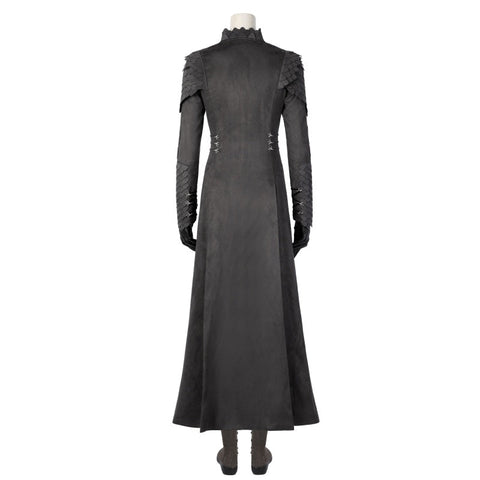 House of the Dragon Rhaenyra Black Riding Cosplay Costume Suit with Necklace - Coscosmos