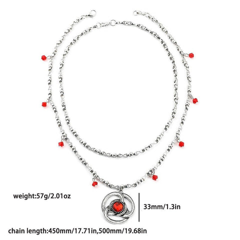 House of the Dragon Rhaenyra Black Riding Cosplay Costume Suit with Necklace - Coscosmos