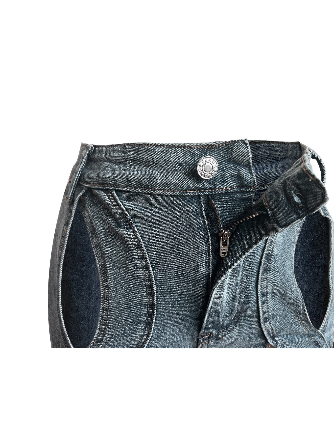 HR23112 European and American Women's Elastic Denim Jeans for Cosplay - Coscosmos