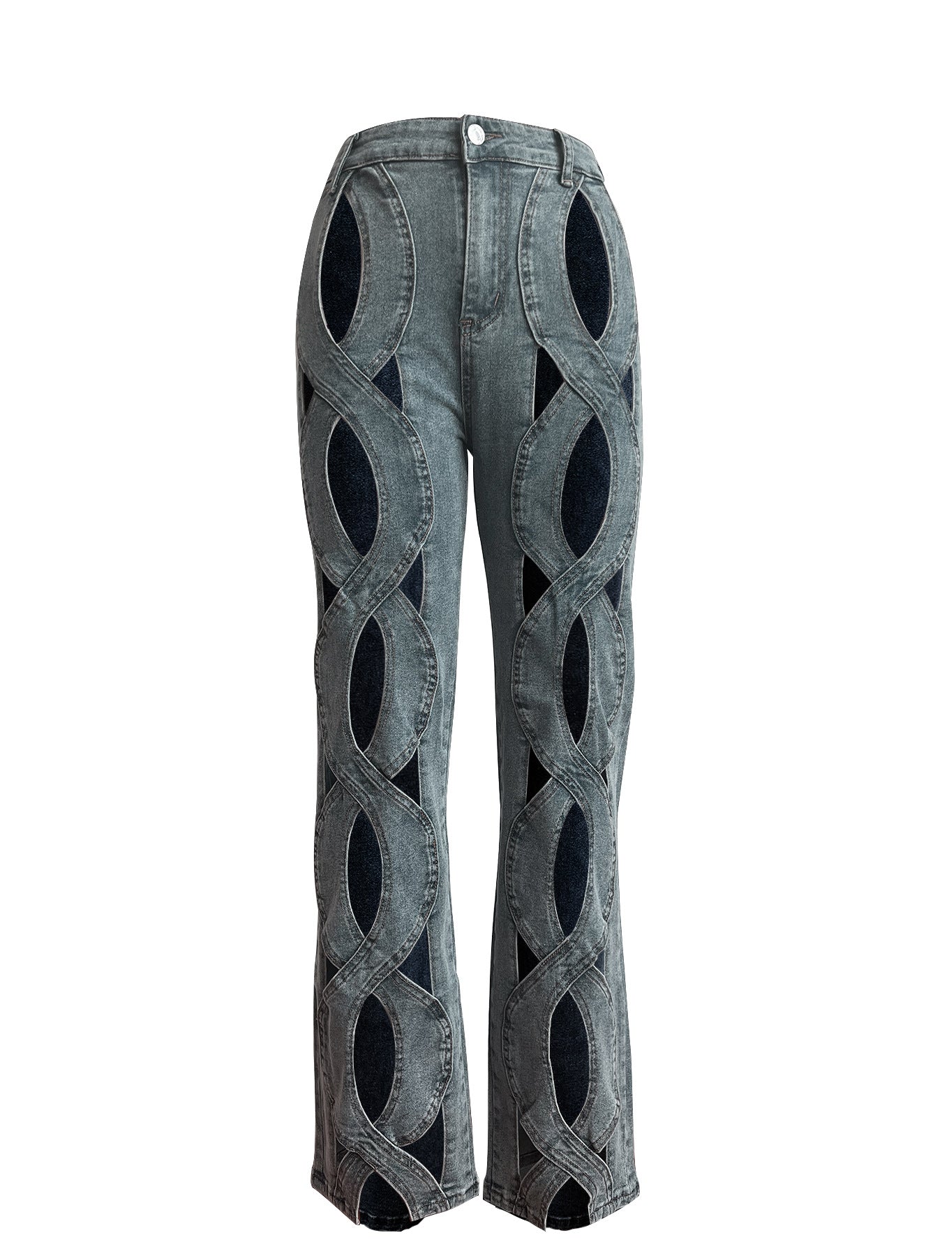 HR23112 European and American Women's Elastic Denim Jeans for Cosplay - Coscosmos