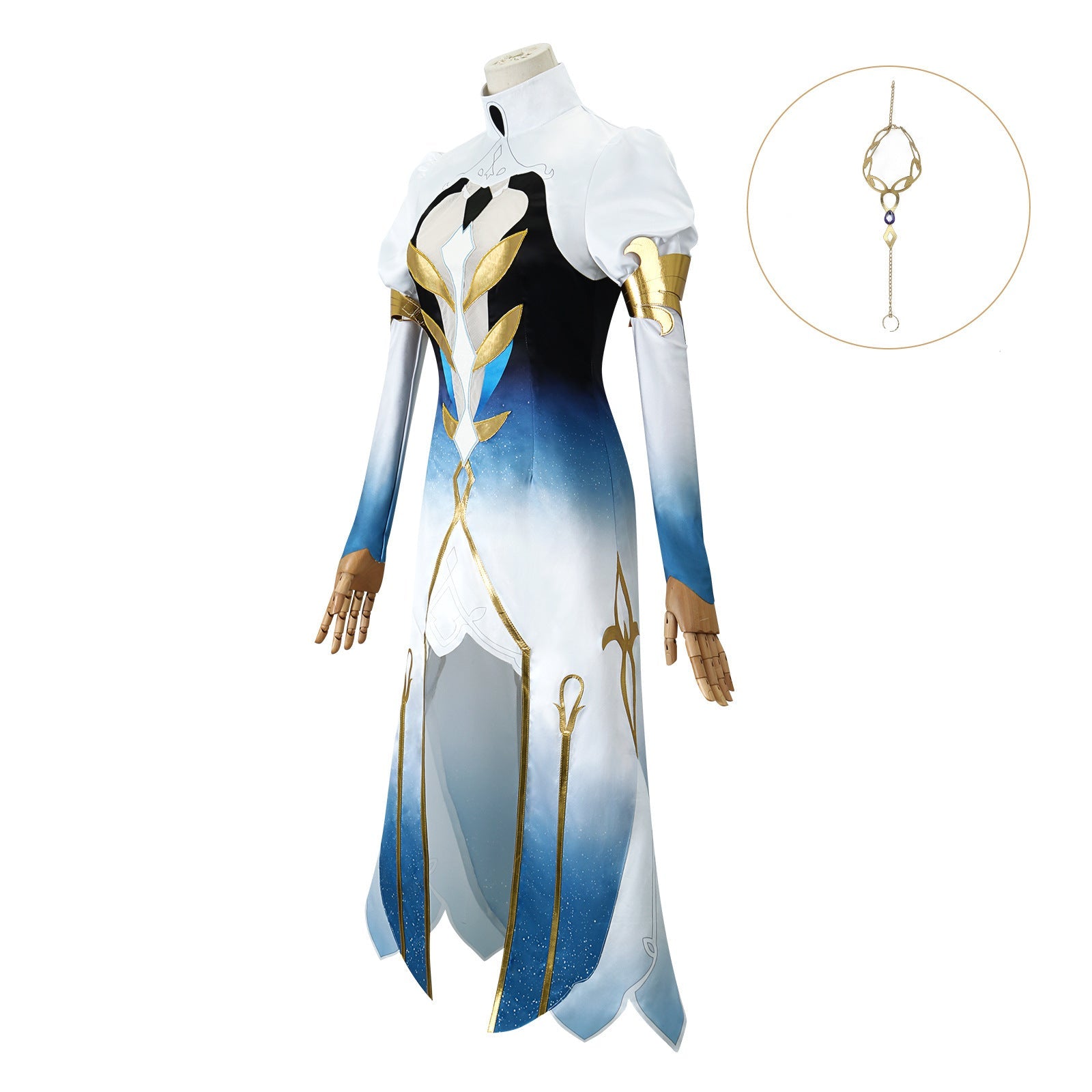 Hydro Archon Cosplay Costume - Focalors Furina Genshin Impact Anime Outfit - Coscosmos