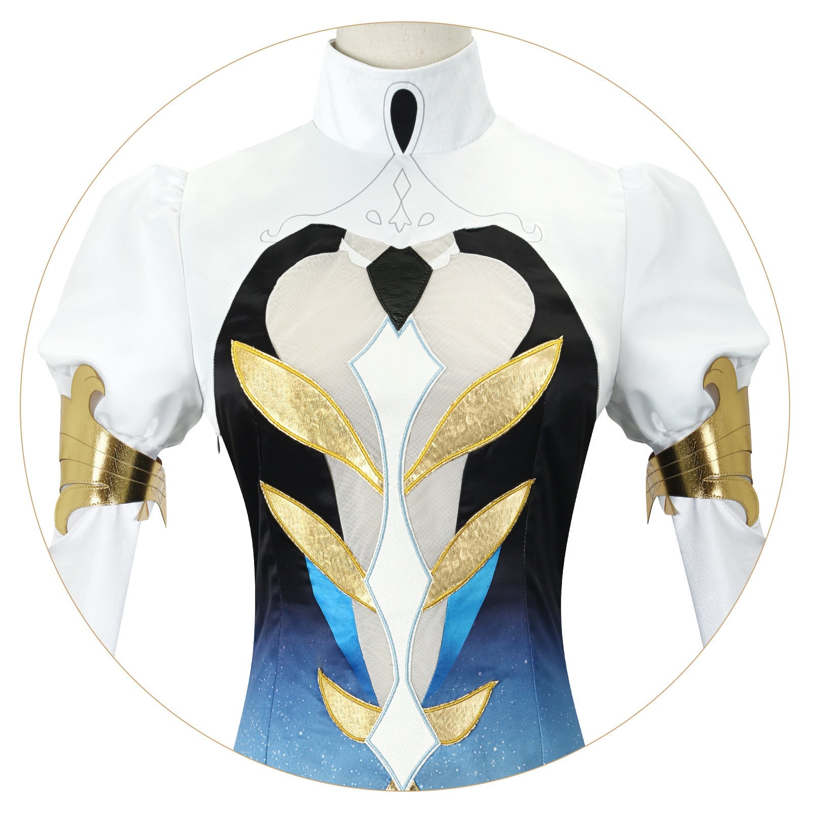Hydro Archon Cosplay Costume - Focalors Furina Genshin Impact Anime Outfit - Coscosmos