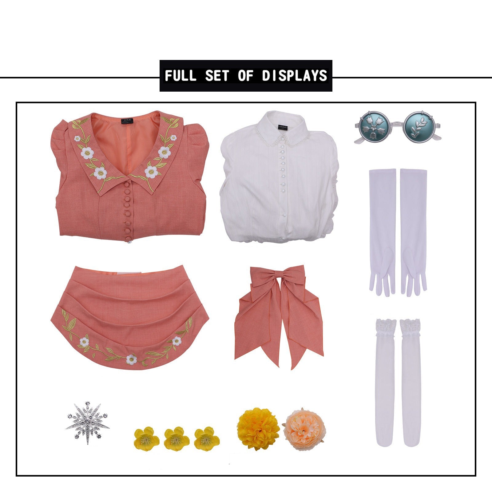 Identity V Barmaid Cosplay Costume – “Deduction Star: Barmaid – Startling Night Getaway” Cosplay Outfit for Game Anime Fans - Coscosmos