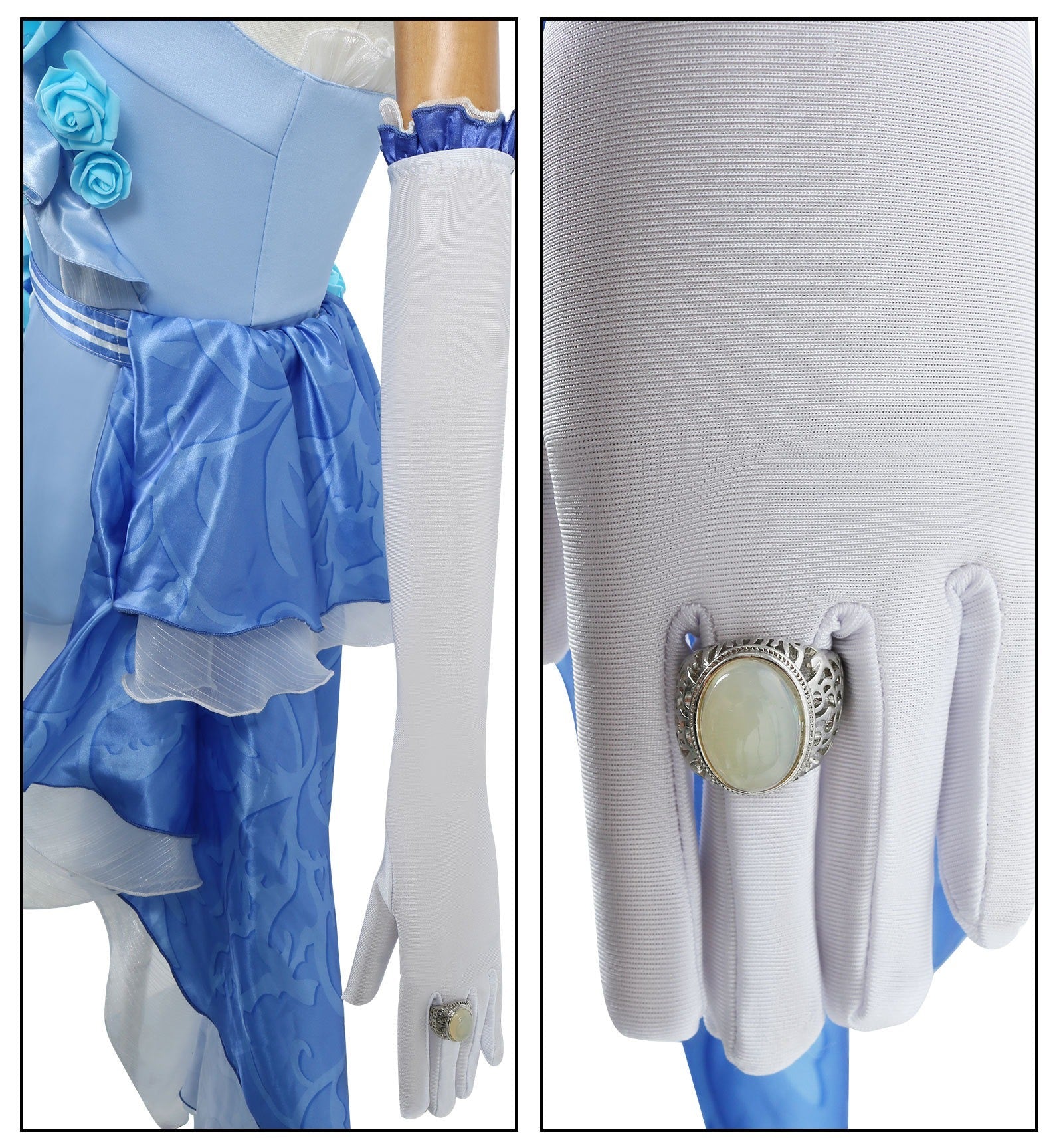 Identity V Barmaid “Rose on the Waves” Cosplay Costume – Game Anime Outfit for Women, High - Quality Stage Performance & Themed Party Wear - Coscosmos