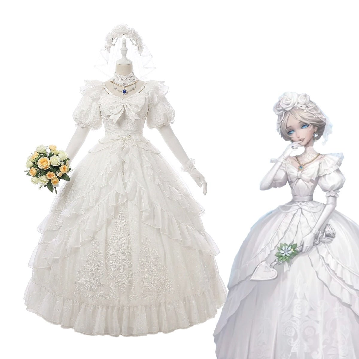 Identity V Bloody Queen Promised Day Cosplay Costume - Coscosmos