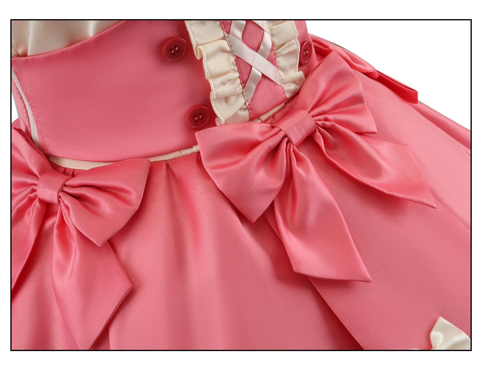 Identity V COS Costume: Red Riding Hood Mary × Melody Sanrio Crossover – Cheerleader Cosplay Anime Outfit for Fans - Coscosmos