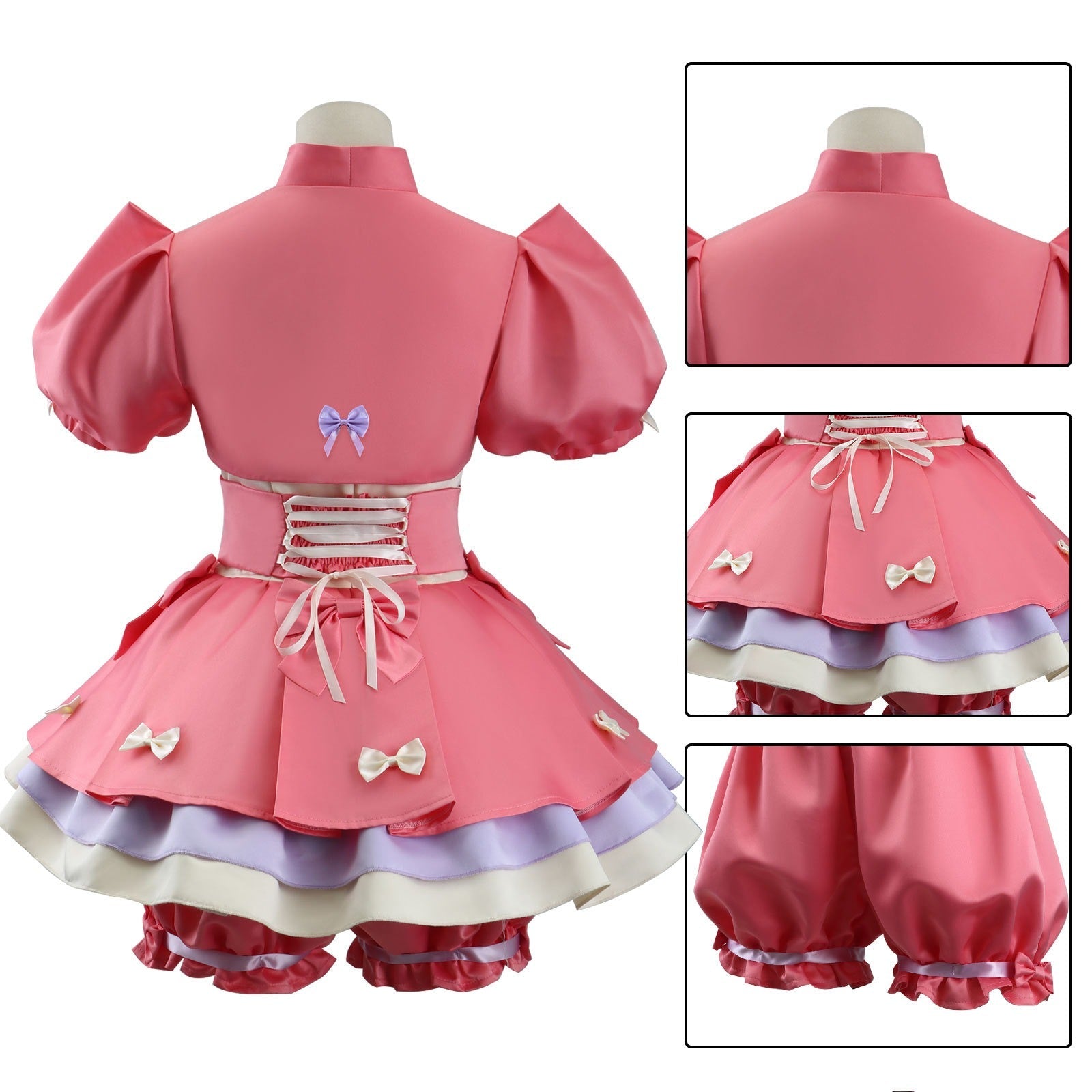 Identity V COS Costume: Red Riding Hood Mary × Melody Sanrio Crossover – Cheerleader Cosplay Anime Outfit for Fans - Coscosmos
