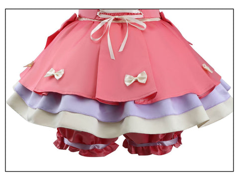 Identity V COS Costume: Red Riding Hood Mary × Melody Sanrio Crossover – Cheerleader Cosplay Anime Outfit for Fans - Coscosmos