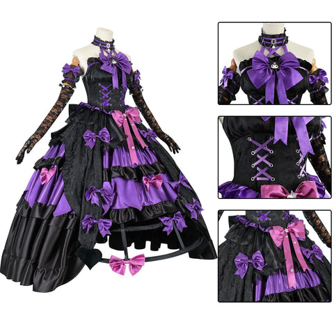 Identity V COS Costume: Sanrio Collaboration Red Lady Cosplay & Cheerleader Game Anime Outfit - Coscosmos