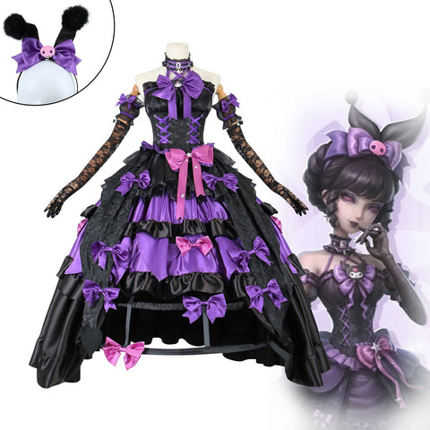 Identity V COS Costume: Sanrio Collaboration Red Lady Cosplay & Cheerleader Game Anime Outfit - Coscosmos