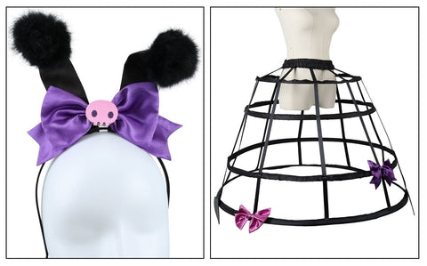 Identity V COS Costume: Sanrio Collaboration Red Lady Cosplay & Cheerleader Game Anime Outfit - Coscosmos
