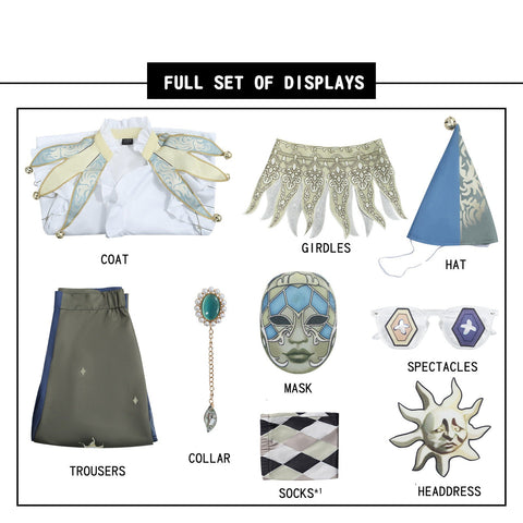 Identity V Crying Clown Dying Sun Cosplay Costume – A - Tier Outfit for Cosplayers - Coscosmos