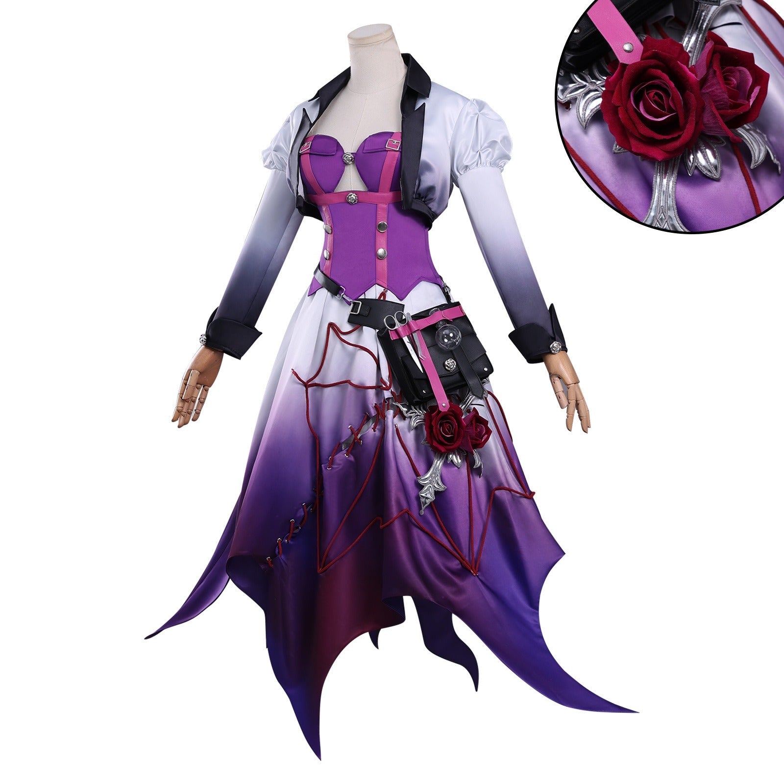 Identity V Doctor Silver Nitrate Cosplay Costume – Emily Dyer Game Anime Outfit for Women Halloween Party - Coscosmos