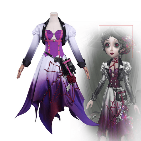 Identity V Doctor Silver Nitrate Cosplay Costume – Emily Dyer Game Anime Outfit for Women Halloween Party - Coscosmos