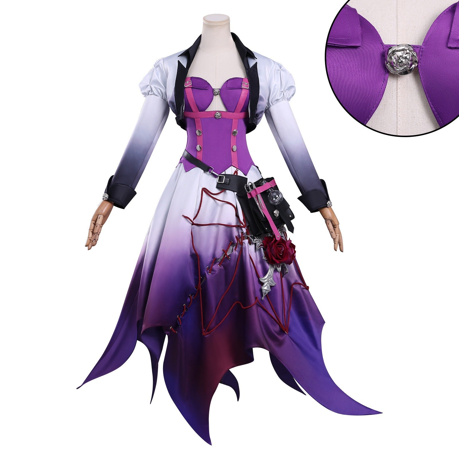 Identity V Doctor Silver Nitrate Cosplay Costume – Emily Dyer Game Anime Outfit for Women Halloween Party - Coscosmos