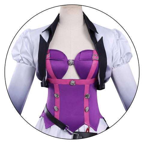Identity V Doctor Silver Nitrate Cosplay Costume – Emily Dyer Game Anime Outfit for Women Halloween Party - Coscosmos