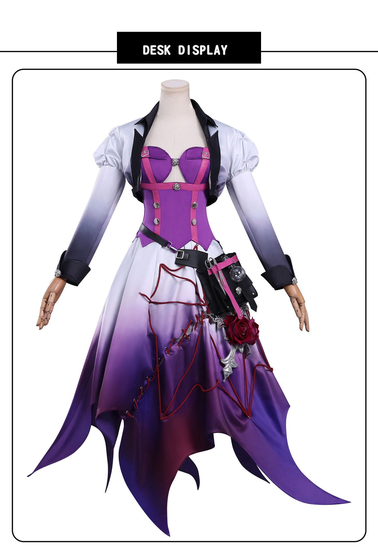 Identity V Doctor Silver Nitrate Cosplay Costume – Emily Dyer Game Anime Outfit for Women Halloween Party - Coscosmos