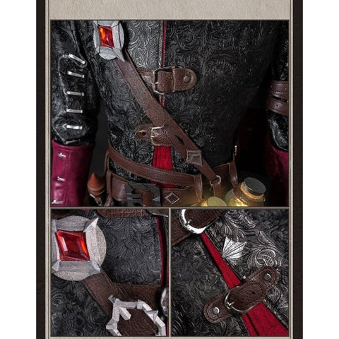 Identity V Embalmer "Exorcist" Official Cosplay Costume Full Set with Props - Coscosmos