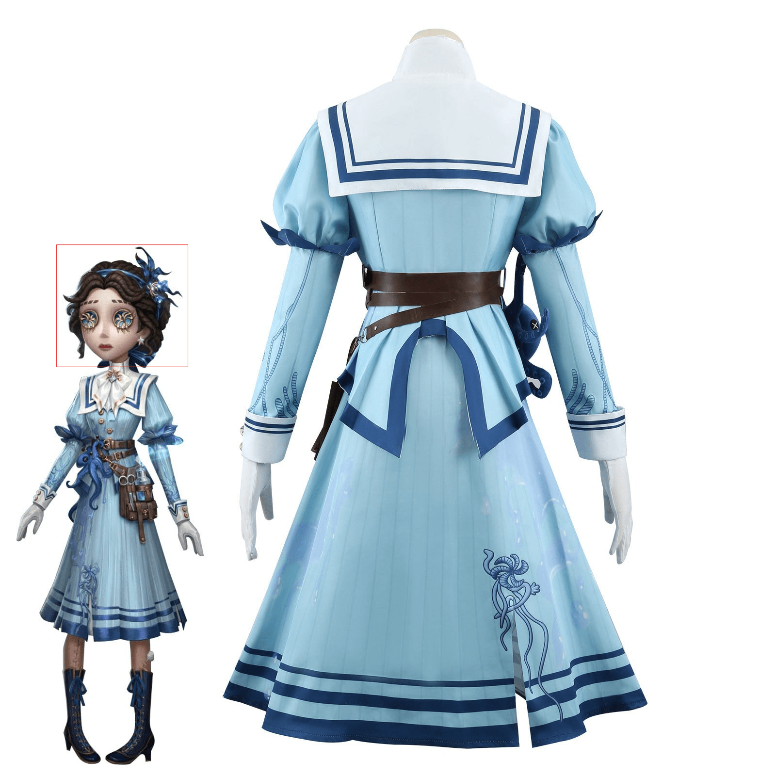 Identity V “Eternal Flower” Doctor S - Tier Costume Cosplay Metal Headpiece – Premium Game Character Accessory for Cosplayers - Coscosmos