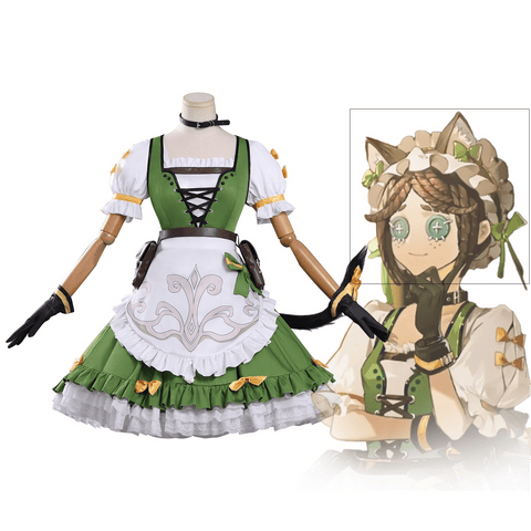 Identity V Gardener Cosplay Costume – Xiaomang Perfect Wrap Collaboration Prop Maker Gardener Cosplay Anime Costume - Coscosmos