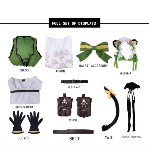 Identity V Gardener Cosplay Costume – Xiaomang Perfect Wrap Collaboration Prop Maker Gardener Cosplay Anime Costume - Coscosmos