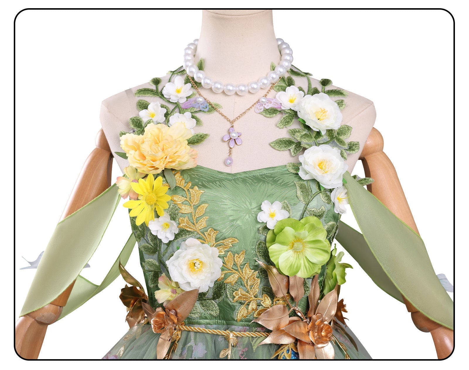 Identity V Gardener’s Nymph Award Costume – Gardener’s Everlasting Summer Cosplay Outfit - Coscosmos