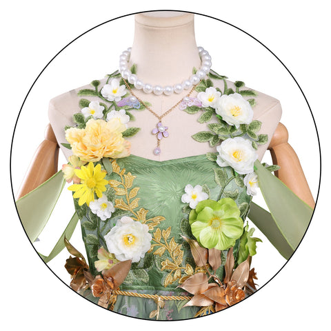 Identity V Gardener’s Nymph Award Costume – Gardener’s Everlasting Summer Cosplay Outfit - Coscosmos