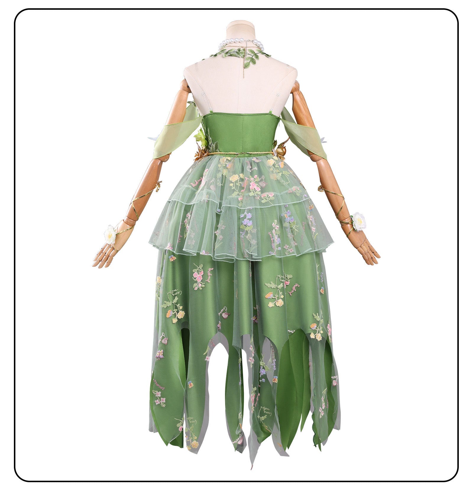Identity V Gardener’s Nymph Award Costume – Gardener’s Everlasting Summer Cosplay Outfit - Coscosmos