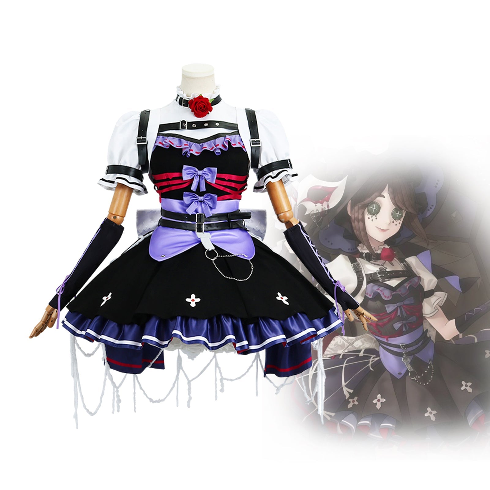 Identity V Halloween Concert Cosplay Costume – Gardener Emma Woods Outfit for Game Anime Fans - Coscosmos