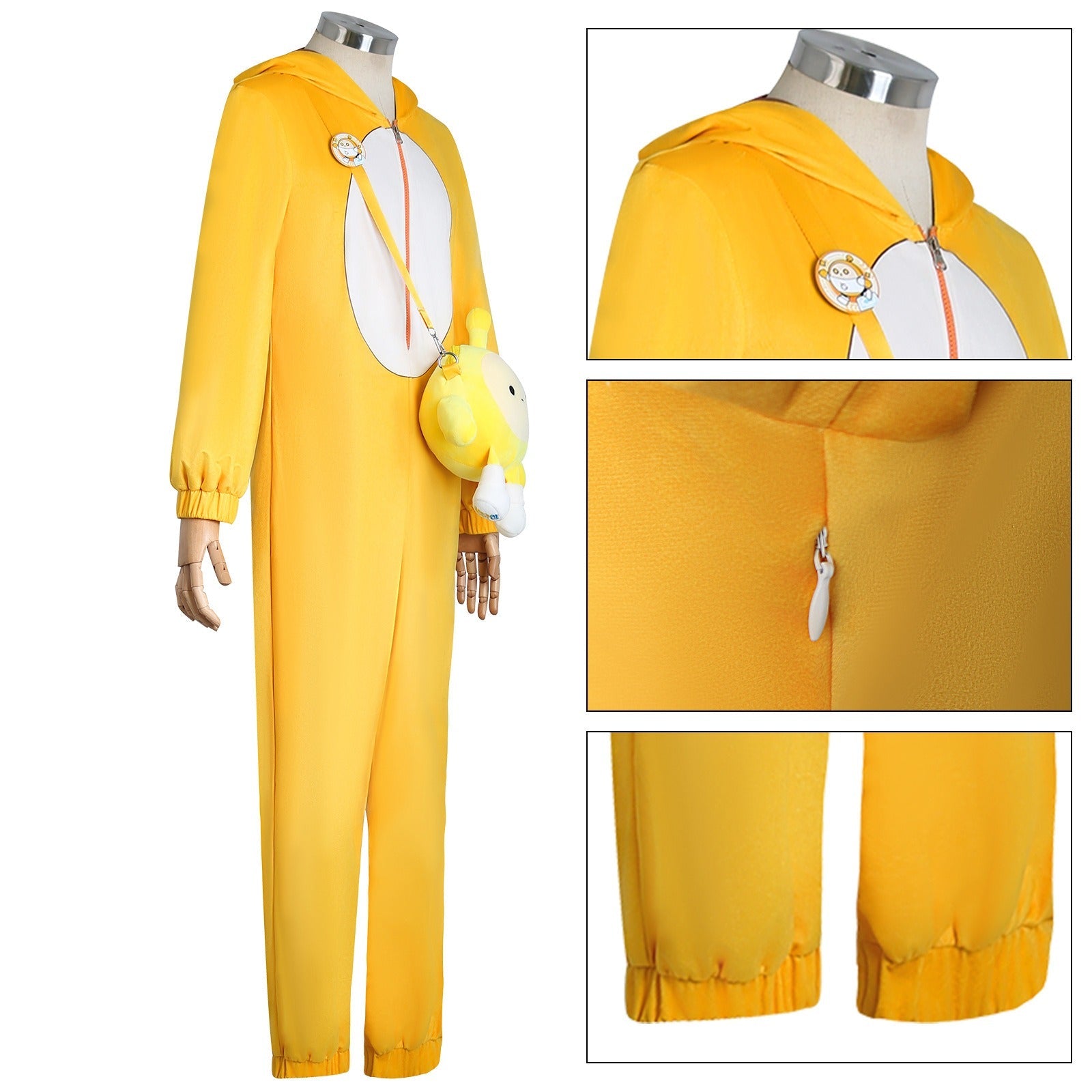 Identity V Lucky Guy “Little Yellow’s Friend” Cosplay Costume – Jumpsuit for Game Anime Fans - Coscosmos