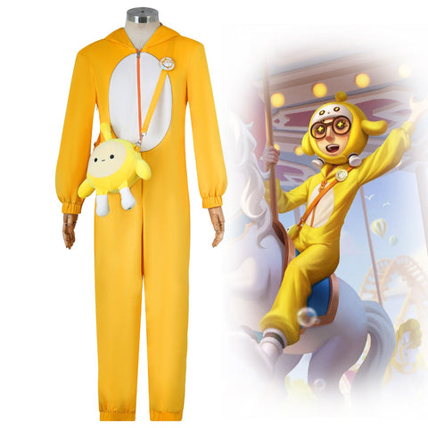 Identity V Lucky Guy “Little Yellow’s Friend” Cosplay Costume – Jumpsuit for Game Anime Fans - Coscosmos