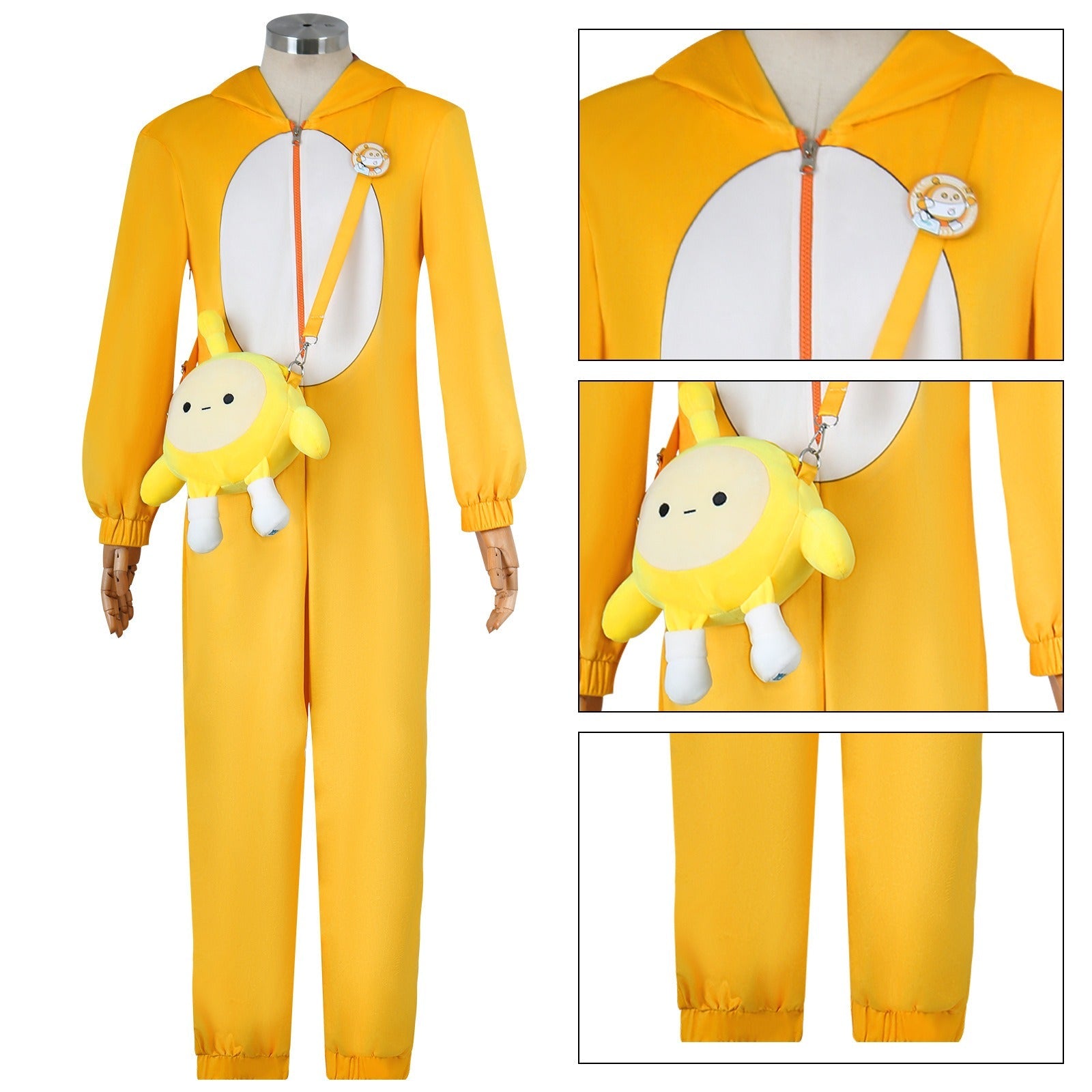 Identity V Lucky Guy “Little Yellow’s Friend” Cosplay Costume – Jumpsuit for Game Anime Fans - Coscosmos