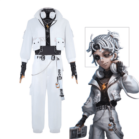 Identity V Prisoner Cosplay Costume – Luca Balsa Linked Skin Version, Game Anime Halloween Outfit for Men, High - Quality Detective Style Halloween Cosplay Uniform - Coscosmos