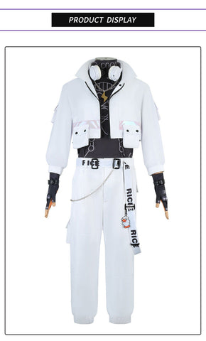 Identity V Prisoner Cosplay Costume – Luca Balsa Linked Skin Version, Game Anime Halloween Outfit for Men, High - Quality Detective Style Halloween Cosplay Uniform - Coscosmos