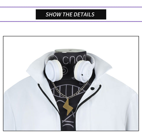 Identity V Prisoner Cosplay Costume – Luca Balsa Linked Skin Version, Game Anime Halloween Outfit for Men, High - Quality Detective Style Halloween Cosplay Uniform - Coscosmos