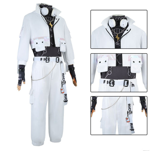 Identity V Prisoner Cosplay Costume – Luca Balsa Linked Skin Version, Game Anime Halloween Outfit for Men, High - Quality Detective Style Halloween Cosplay Uniform - Coscosmos