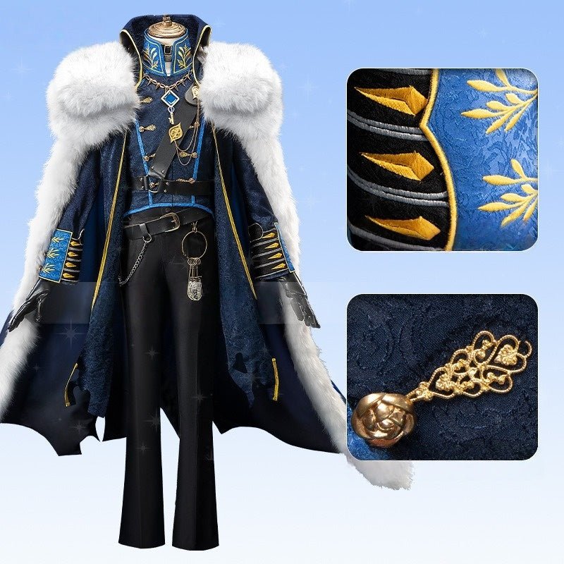 Identity V The Hermit Warden Cosplay Costume Full Set with Cloak - Coscosmos