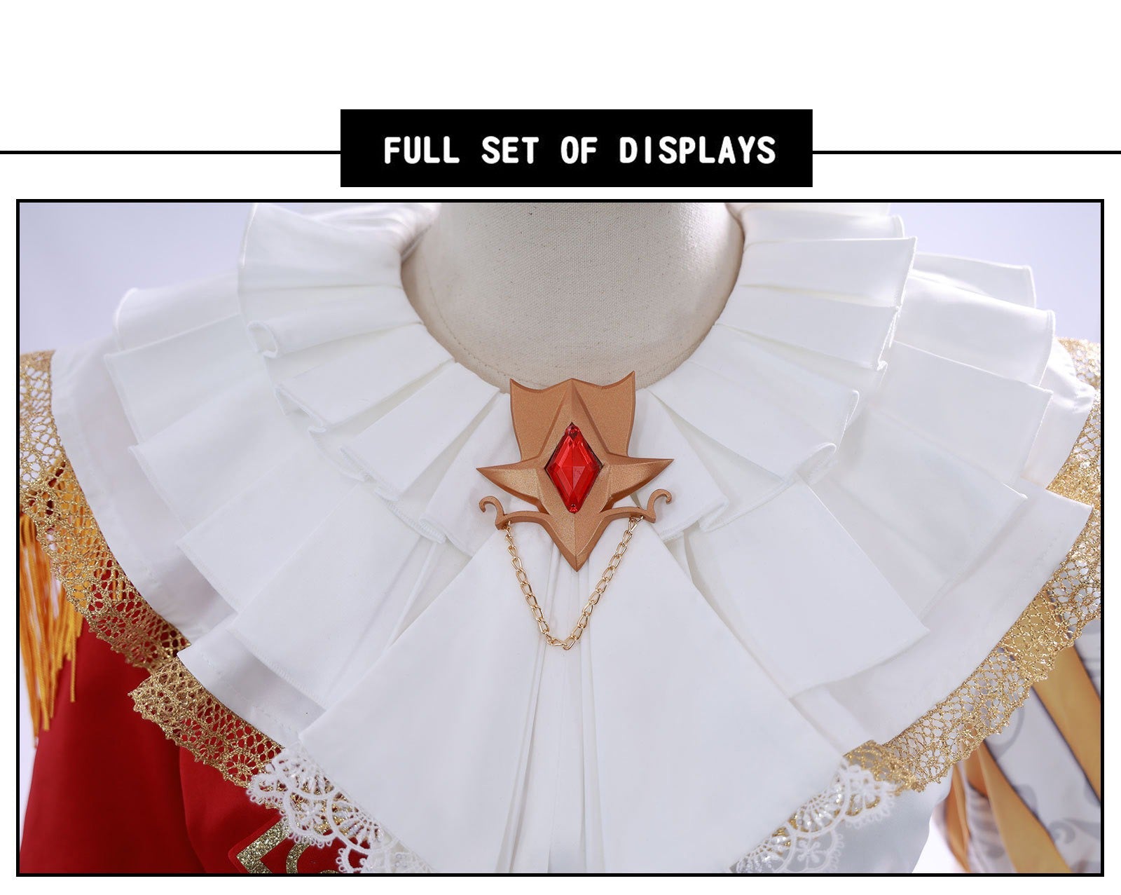 Identity V “The King in the Stars” Cosplay Costume for Toy Merchant, Weeping Clown Cosplay Outfit, Game Anime Apparel for Fans - Coscosmos