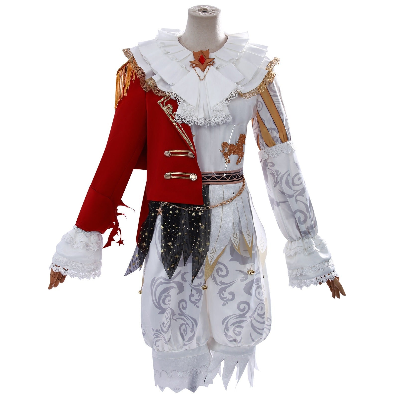 Identity V “The King in the Stars” Cosplay Costume for Toy Merchant, Weeping Clown Cosplay Outfit, Game Anime Apparel for Fans - Coscosmos