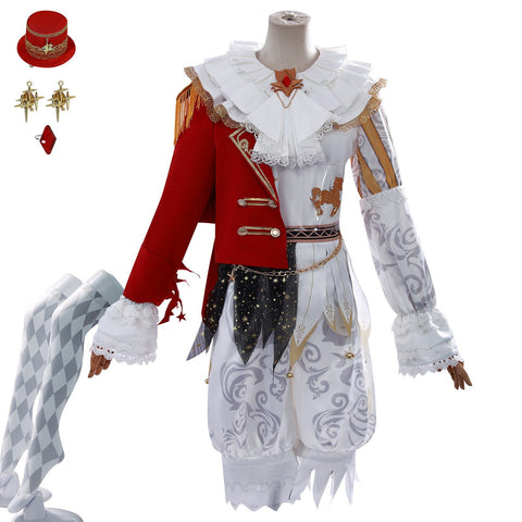 Identity V “The King in the Stars” Cosplay Costume for Toy Merchant, Weeping Clown Cosplay Outfit, Game Anime Apparel for Fans - Coscosmos