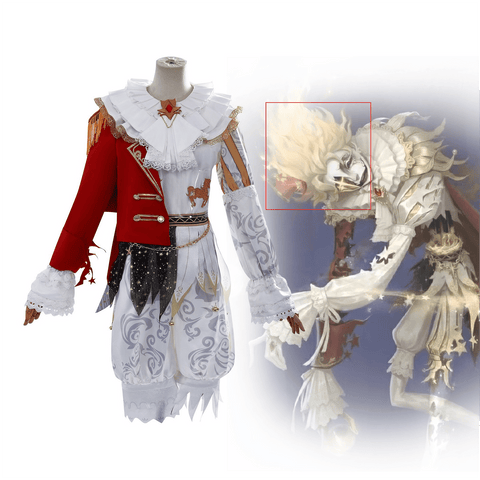 Identity V “The King in the Stars” Cosplay Costume for Toy Merchant, Weeping Clown Cosplay Outfit, Game Anime Apparel for Fans - Coscosmos