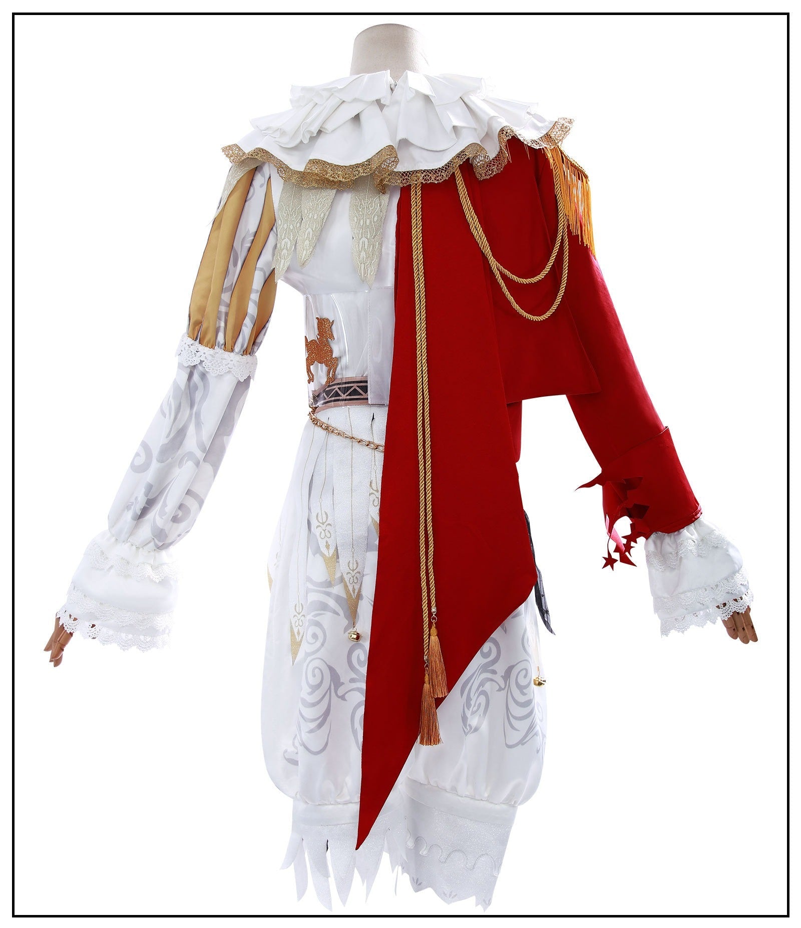 Identity V “The King in the Stars” Cosplay Costume for Toy Merchant, Weeping Clown Cosplay Outfit, Game Anime Apparel for Fans - Coscosmos