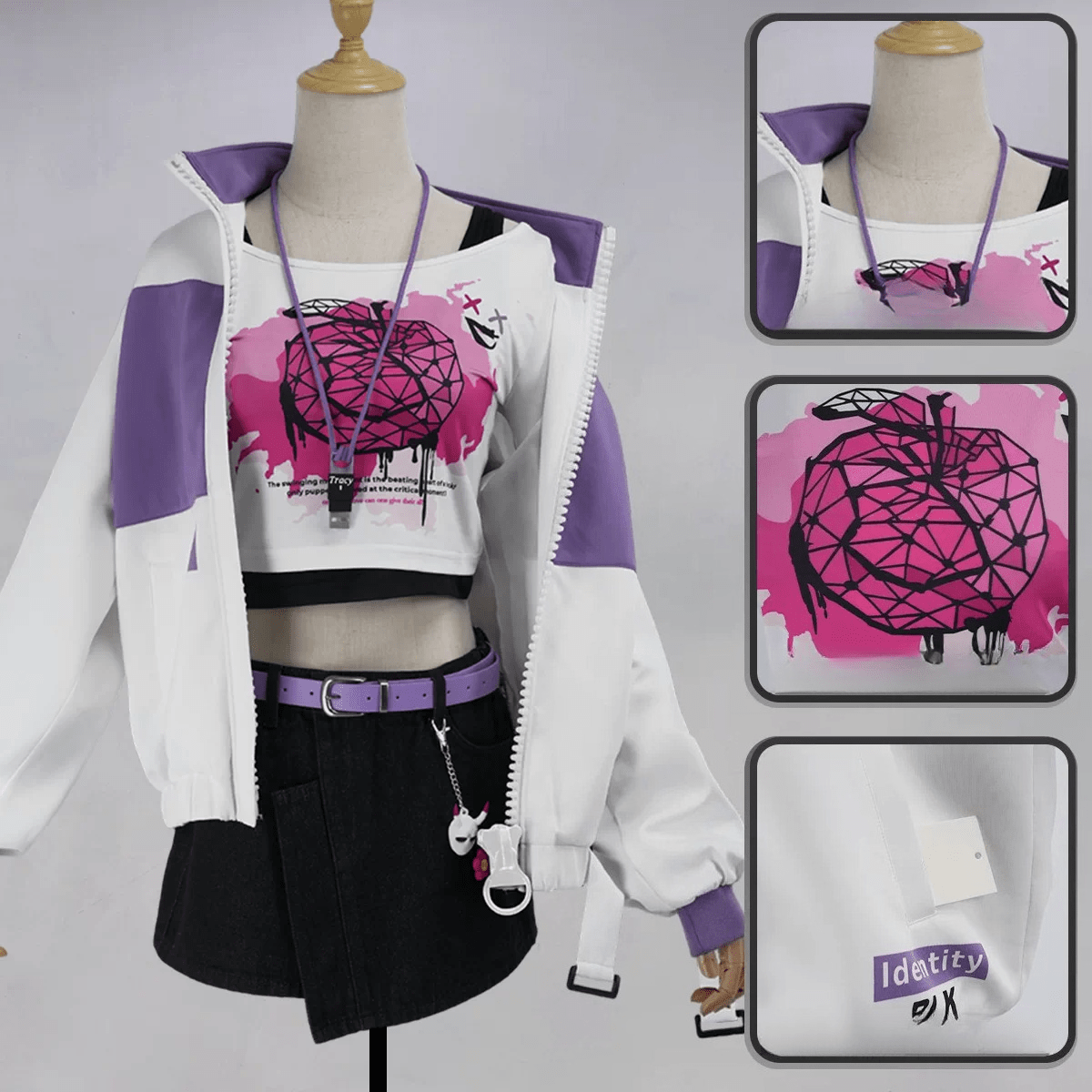 Identity V Tracy BLK E‑sports Team Cosplay Costume, Custom Made - Coscosmos