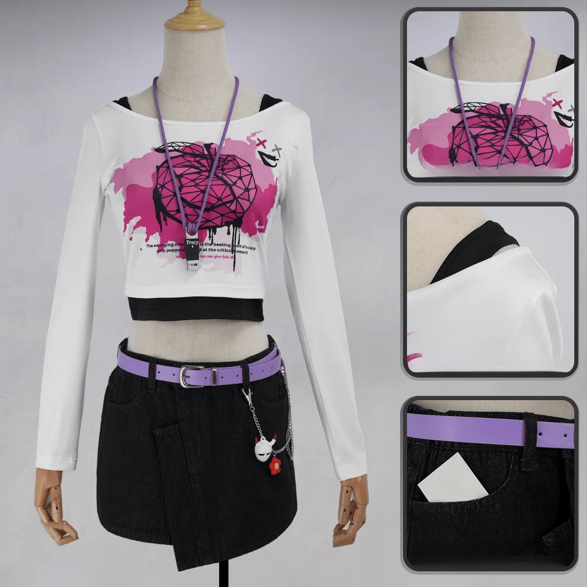 Identity V Tracy BLK E‑sports Team Cosplay Costume, Custom Made - Coscosmos