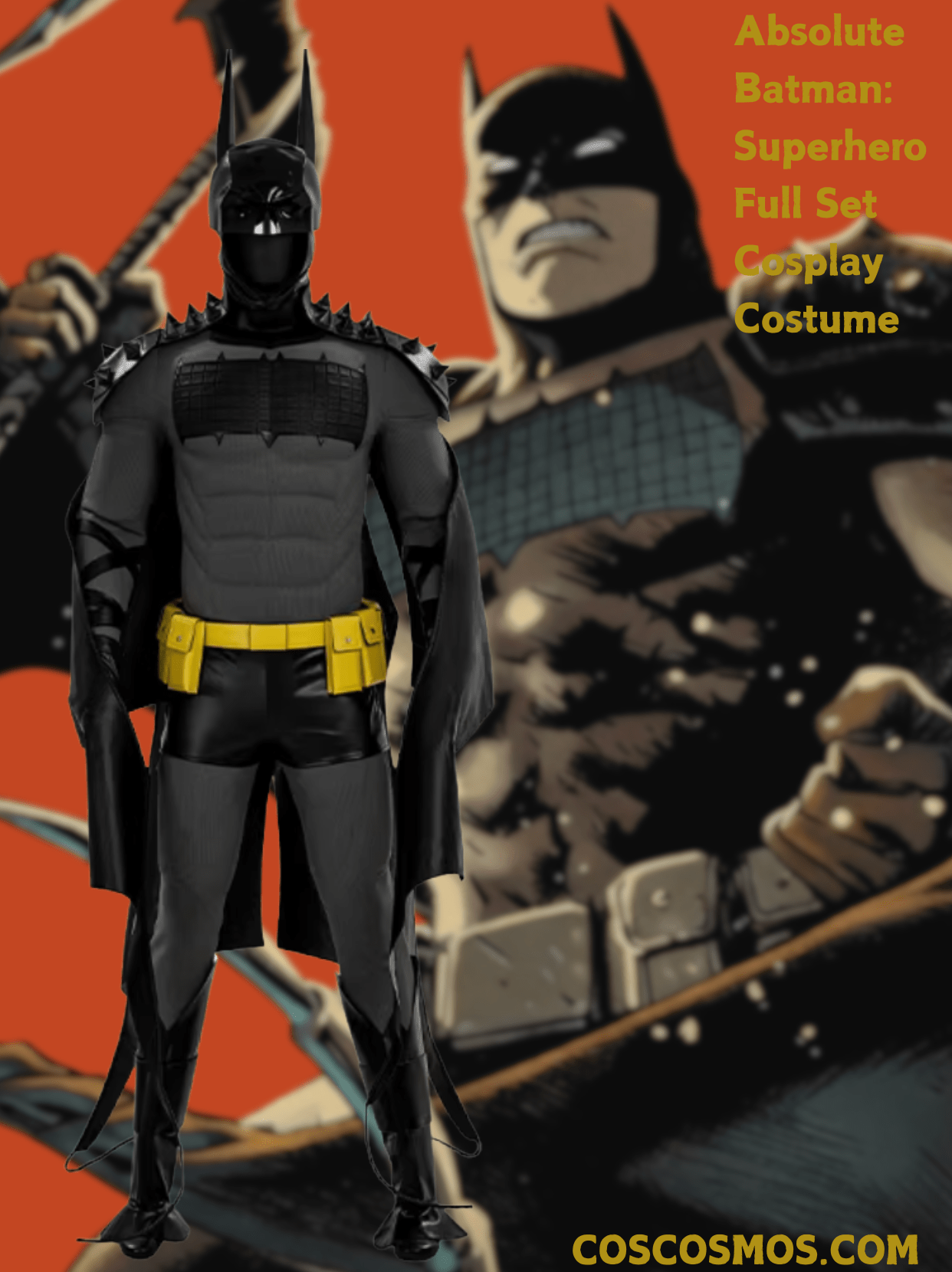 In Stock Movie Version Cosplay: Michael Keaton Batman Bodysuit Costume - Coscosmos